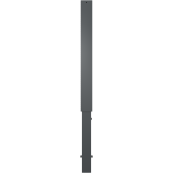 Ornamental bollard | steel tube 100 x 100 mm | series 4075B | removable, with triangular locking mechanismacc. with DIN 3223, self-engaging lockwith hot-dip galvanized ground socket part-no. 470.10approx. 500 mm below ground